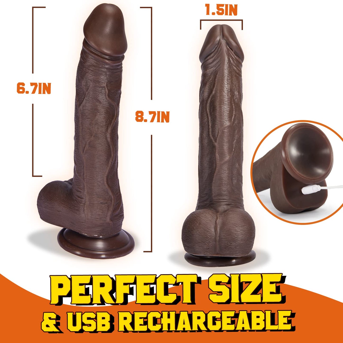 Thrusting Remote Control Dildo