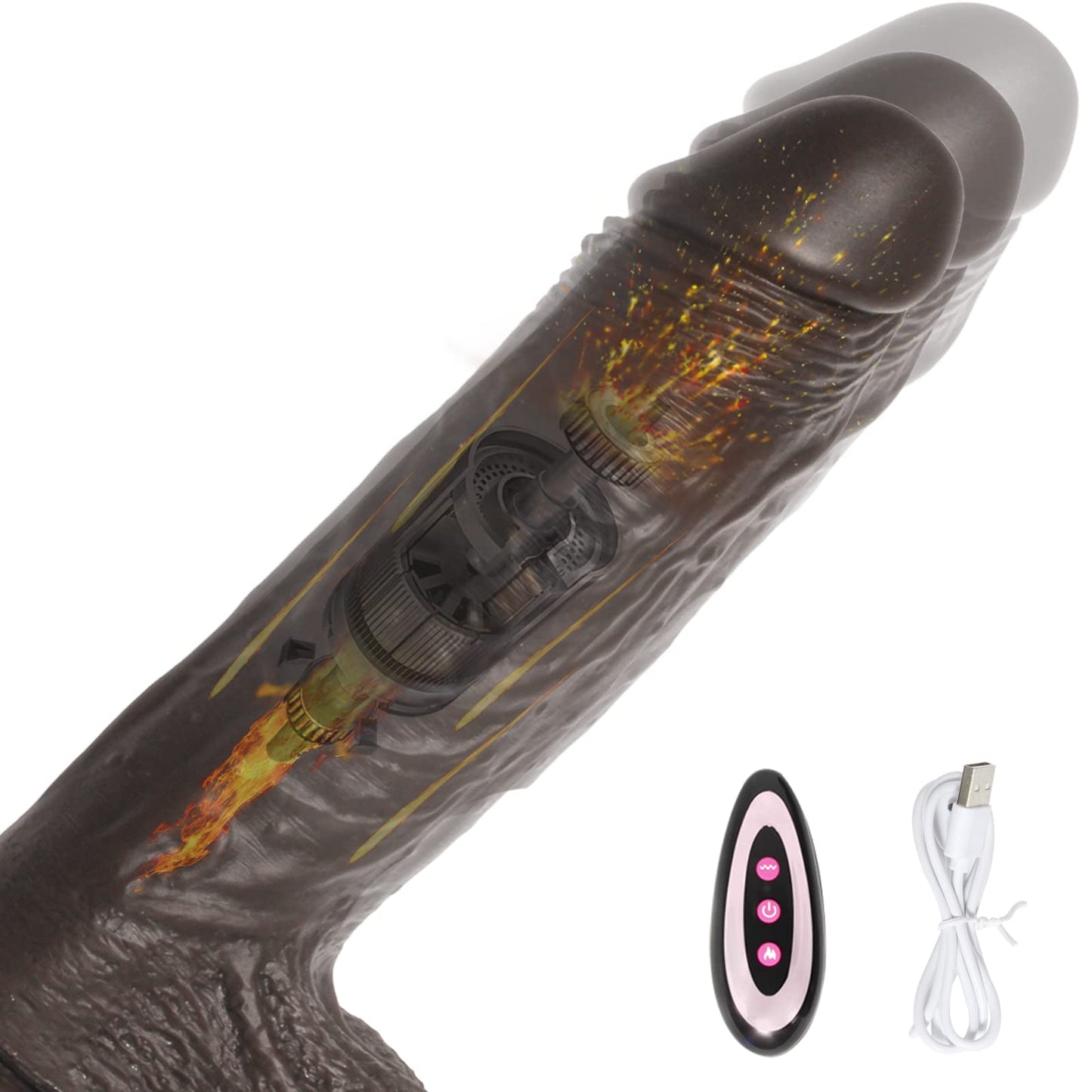 Thrusting Remote Control Dildo