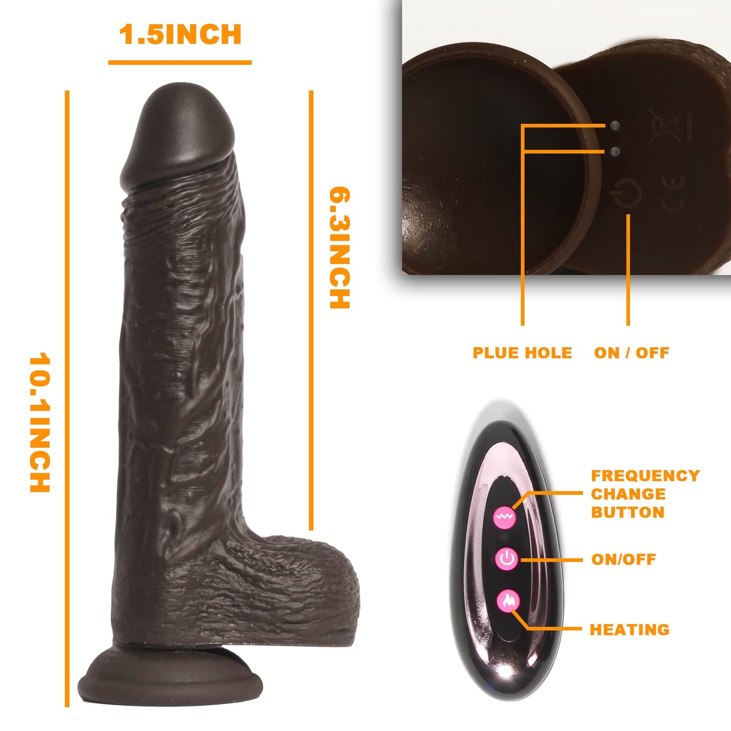 Thrusting Remote Control Dildo